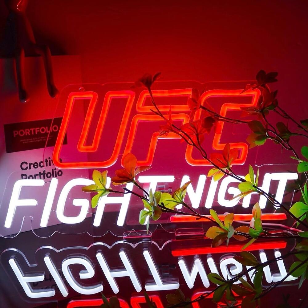 UFC Fight Night Neon Sign Night Light Room Wall Decor